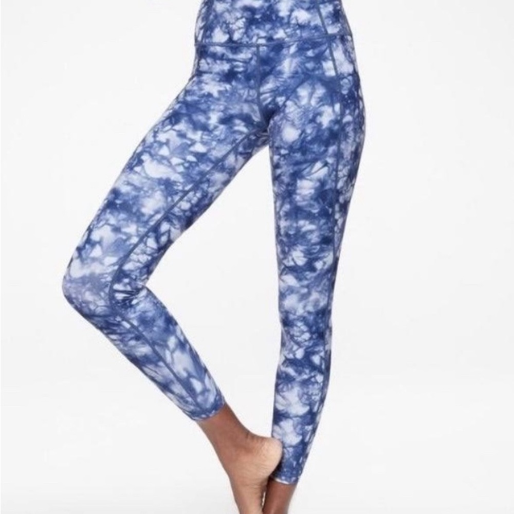 Athleta Tie Dye Salutation Leggings S